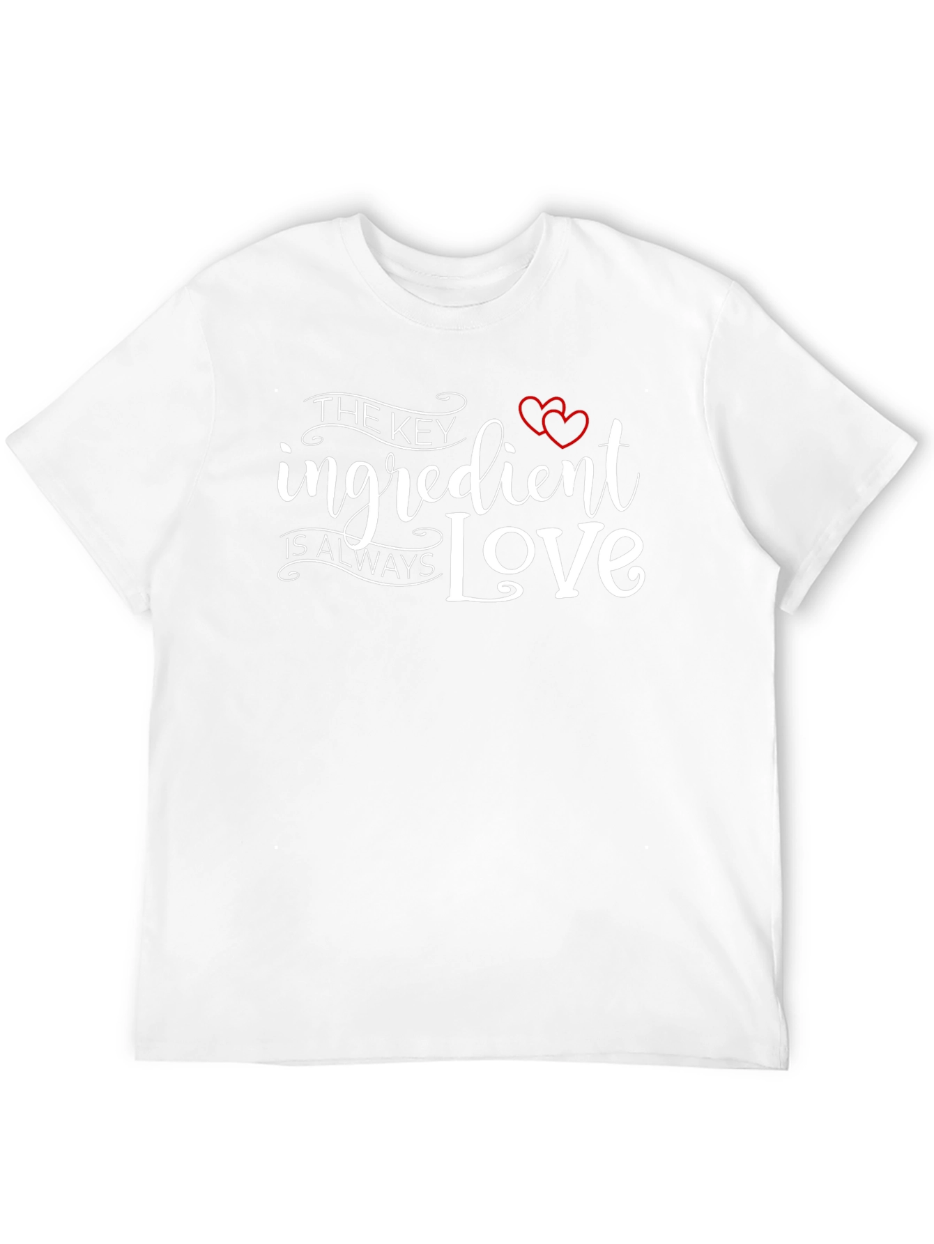 The Key Ingredient is Love Black T-Shirt