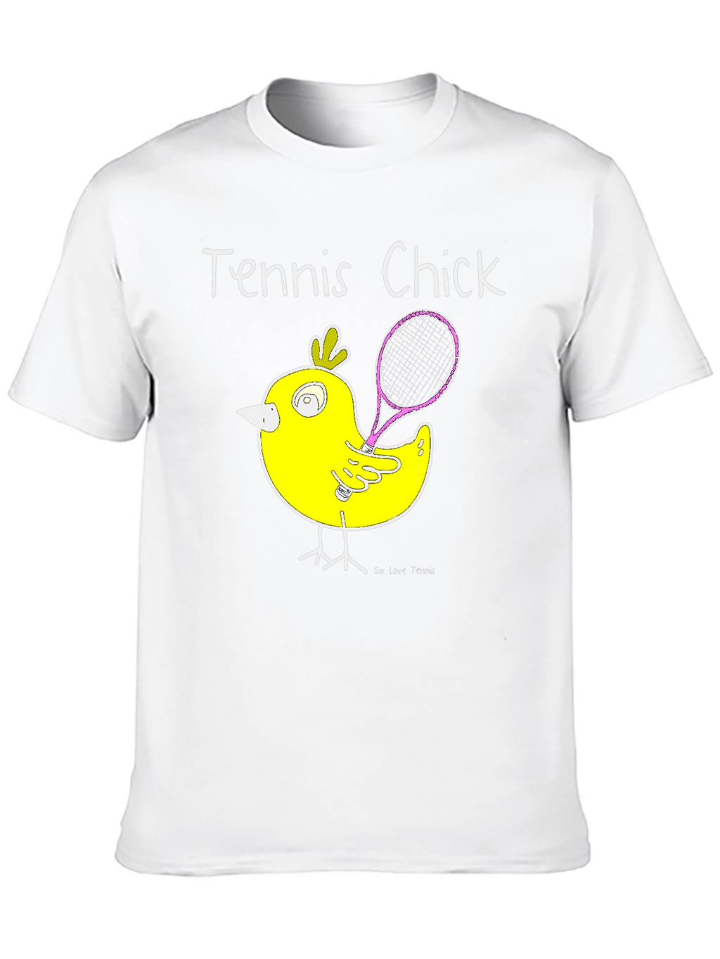 Tennis Chick T-Shirt - Playful Design