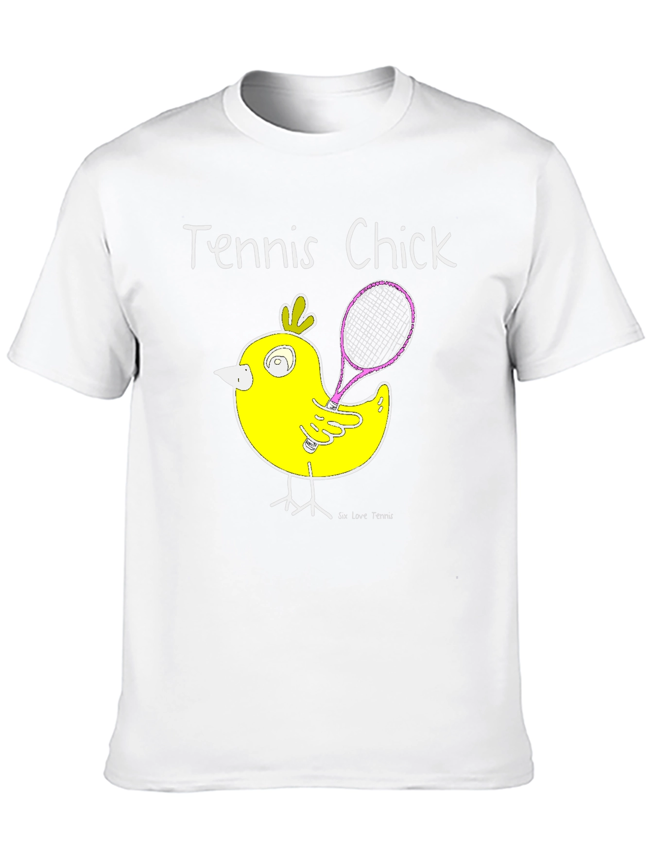 Tennis Chick T-Shirt - Playful Design