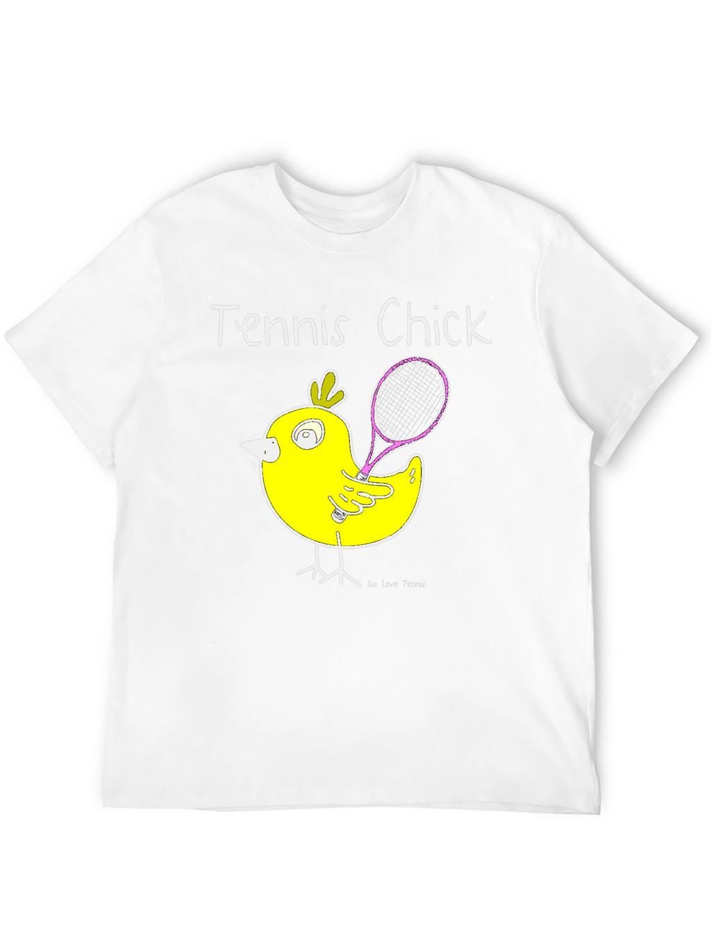 Tennis Chick T-Shirt - Playful Design