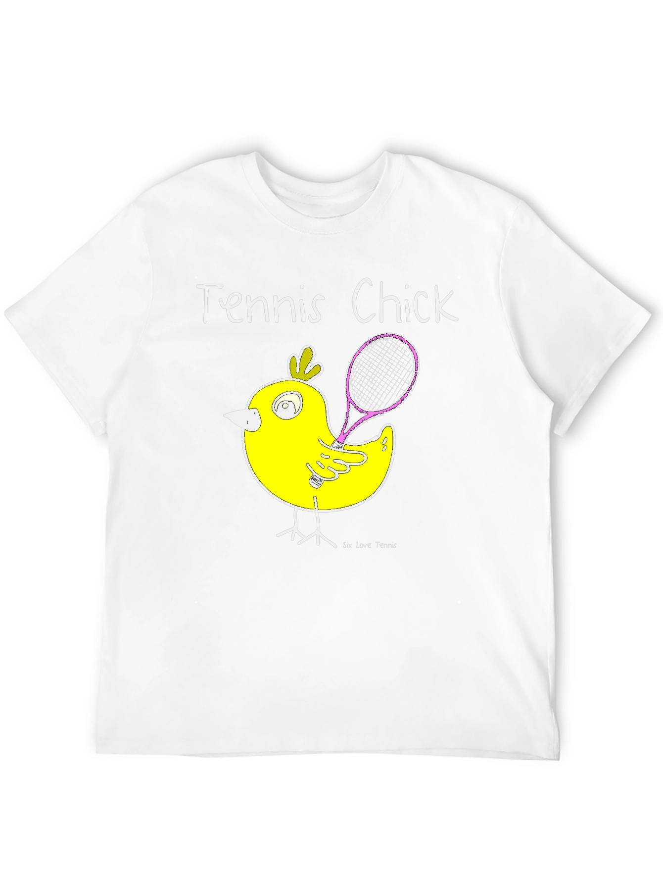 Tennis Chick T-Shirt - Playful Design