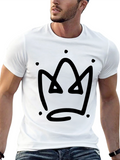 Crown Graphic Tee - Mens Black T-Shirt