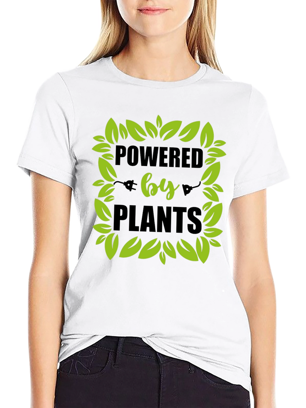 Powered by Plants Vegan Graphic Tee