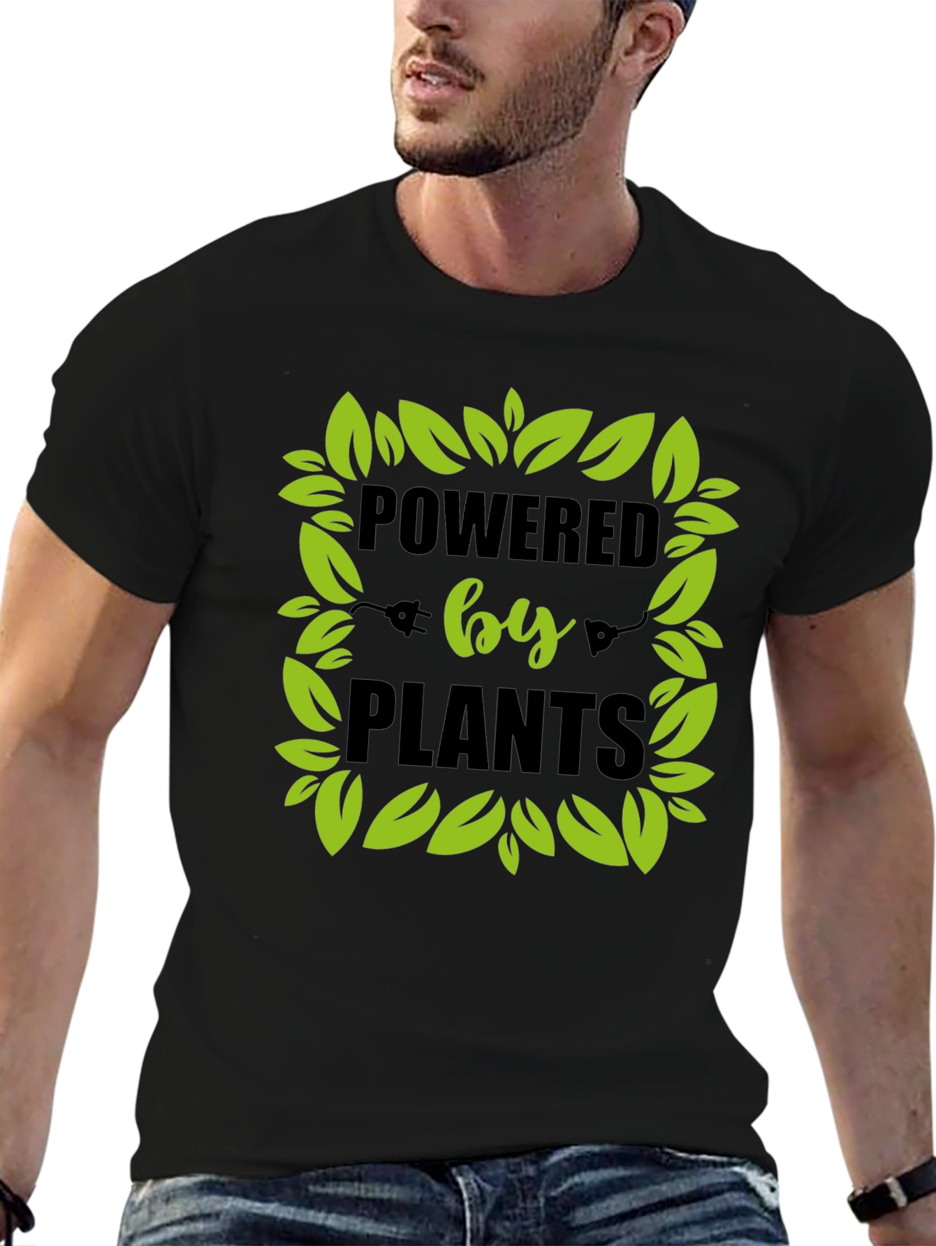 Powered by Plants Vegan Graphic Tee