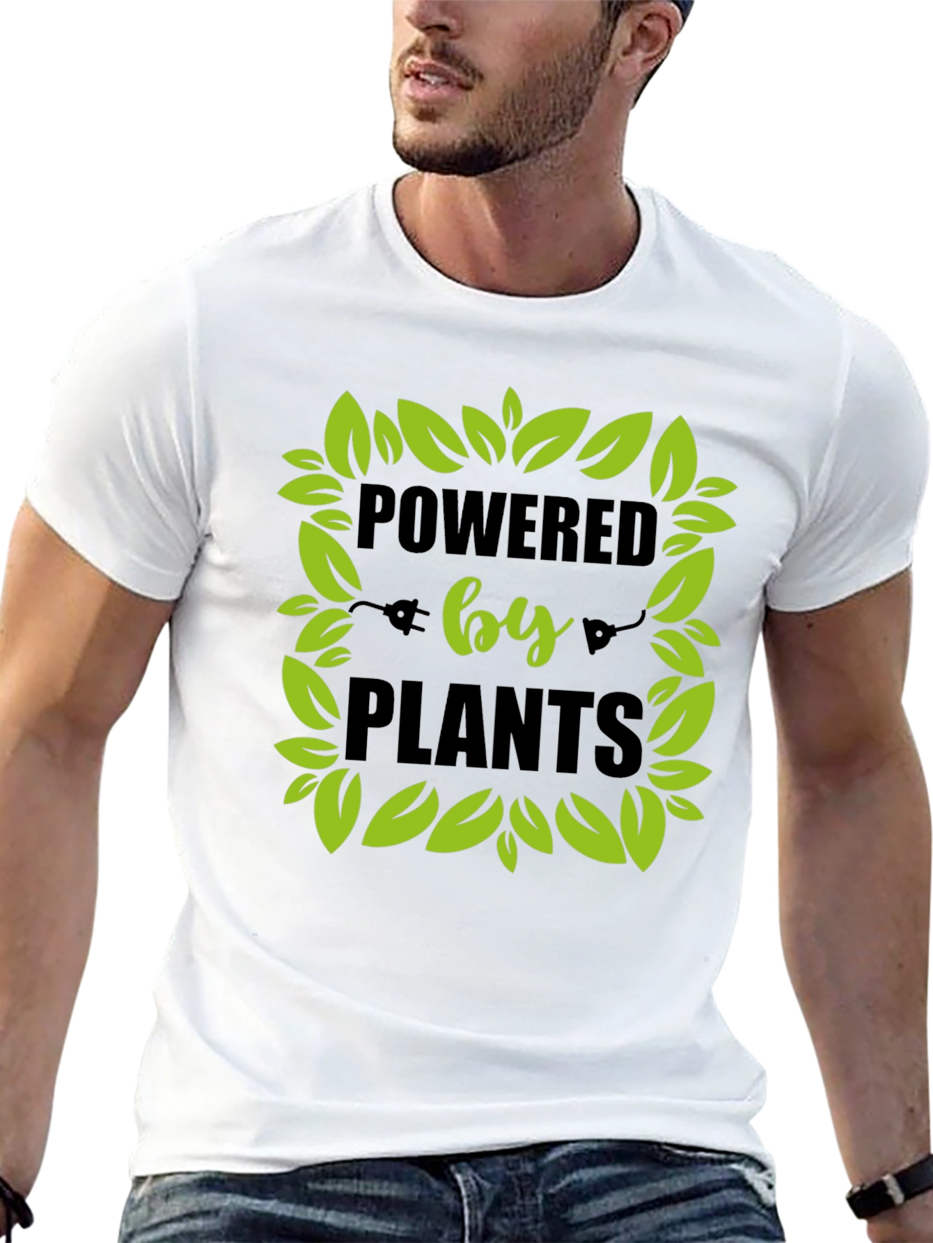 Powered by Plants Vegan Graphic Tee