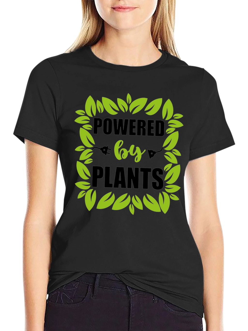 Powered by Plants Vegan Graphic Tee