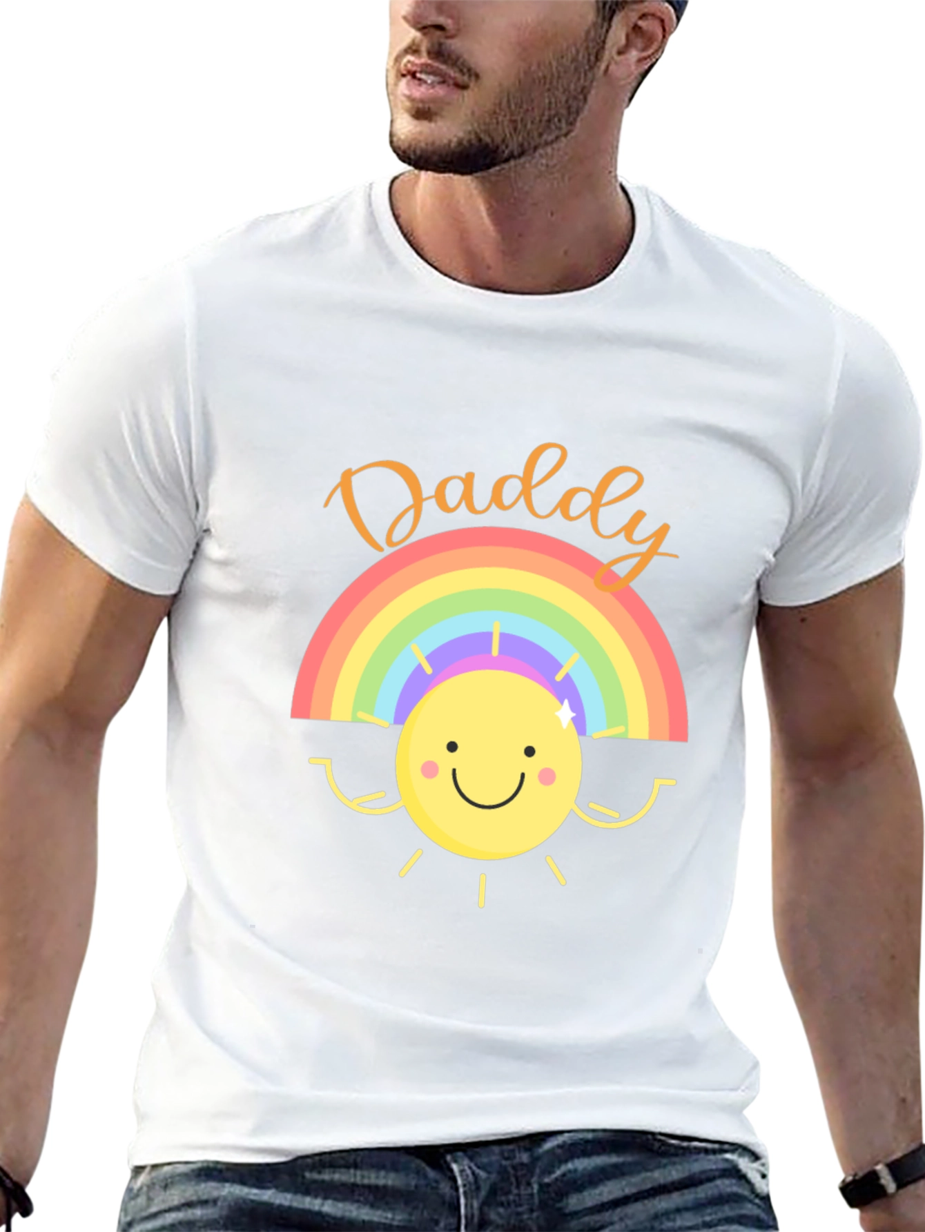 Daddy Rainbow Sun T-Shirt