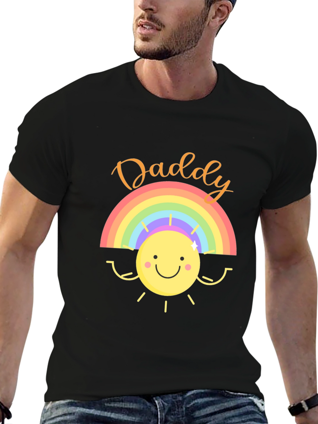 Daddy Rainbow Sun T-Shirt