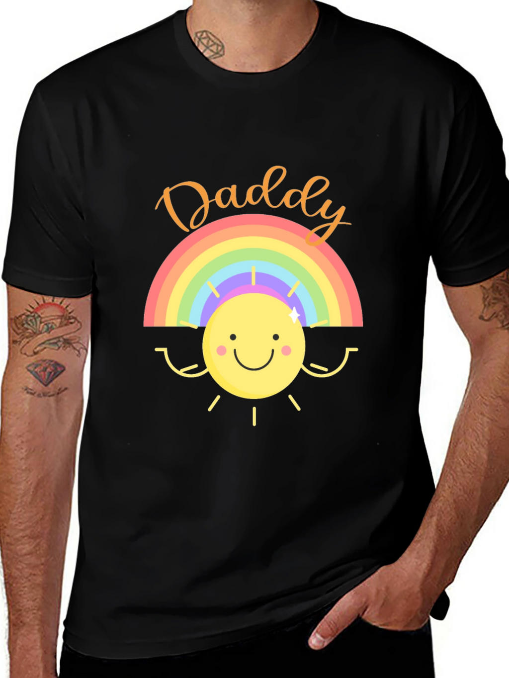 Daddy Rainbow Sun T-Shirt