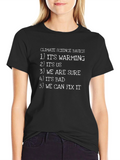 Climate Science Basics Graphic T-Shirt