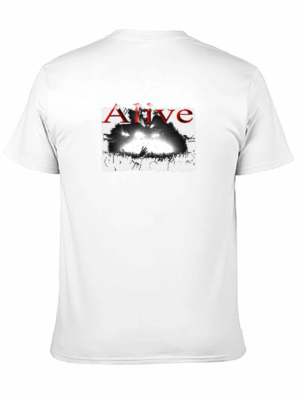 Alive Concert Graphic Tee - Black Cotton T-Shirt