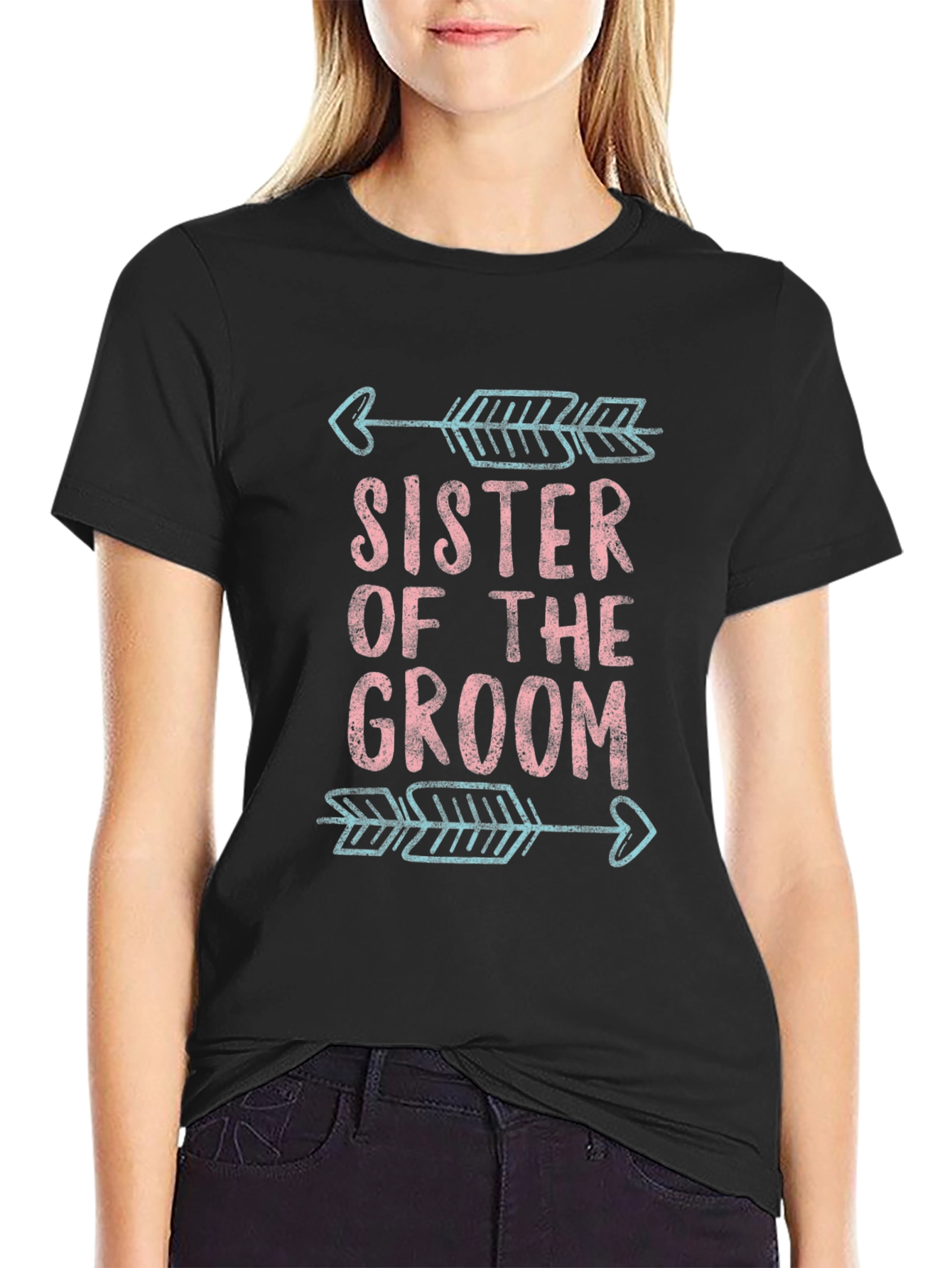 Sister of the Groom T-Shirt Wedding Party