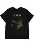 Tie One On Fly Fishing T-Shirt - Black
