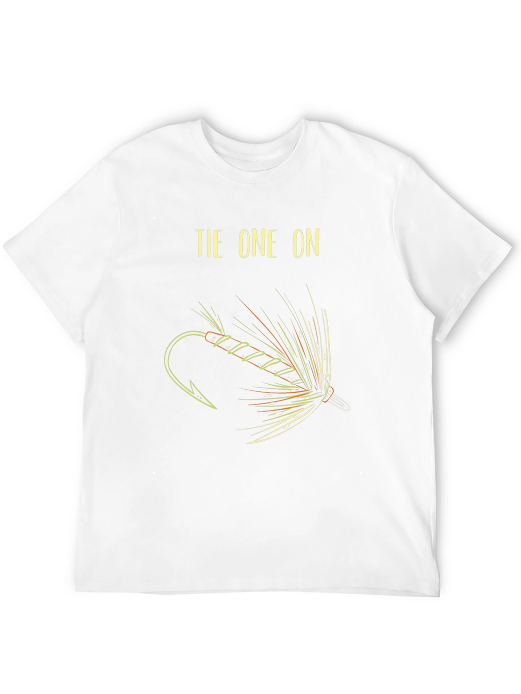 Tie One On Fly Fishing T-Shirt - Black