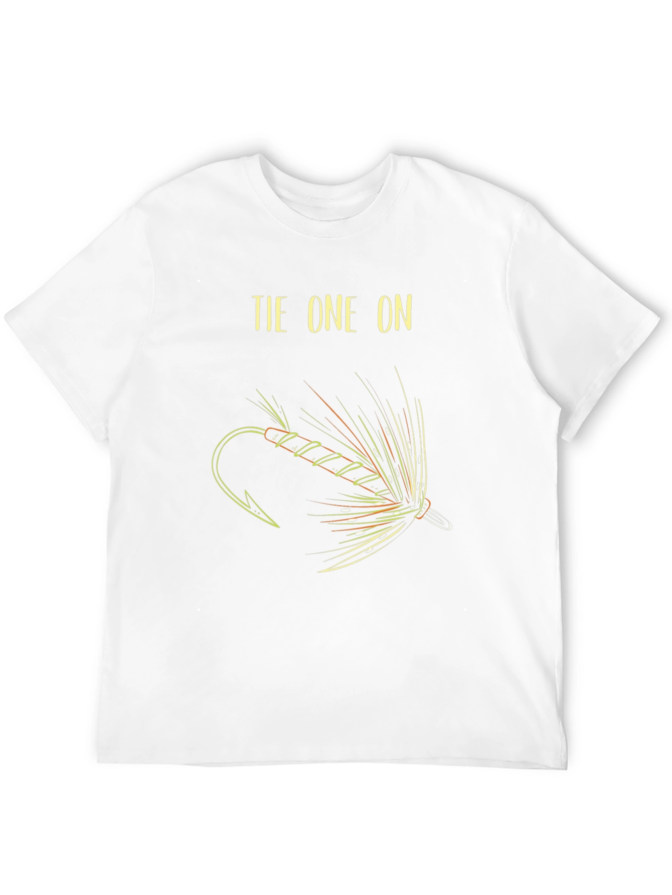 Tie One On Fly Fishing T-Shirt - Black
