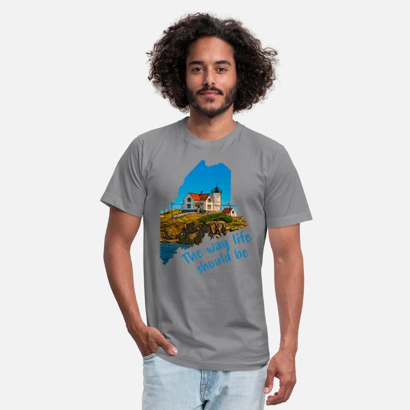 Nubble Lighthouse Maine Nautical State Saying