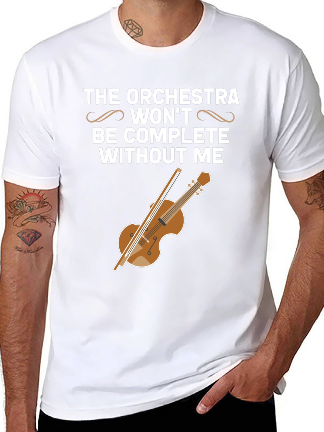 Orchestra Violin T-Shirt - Funny Musician Tee