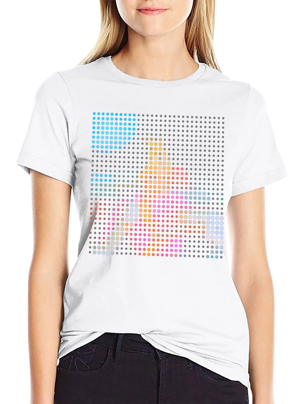 Pixel Art Graphic Black T-Shirt