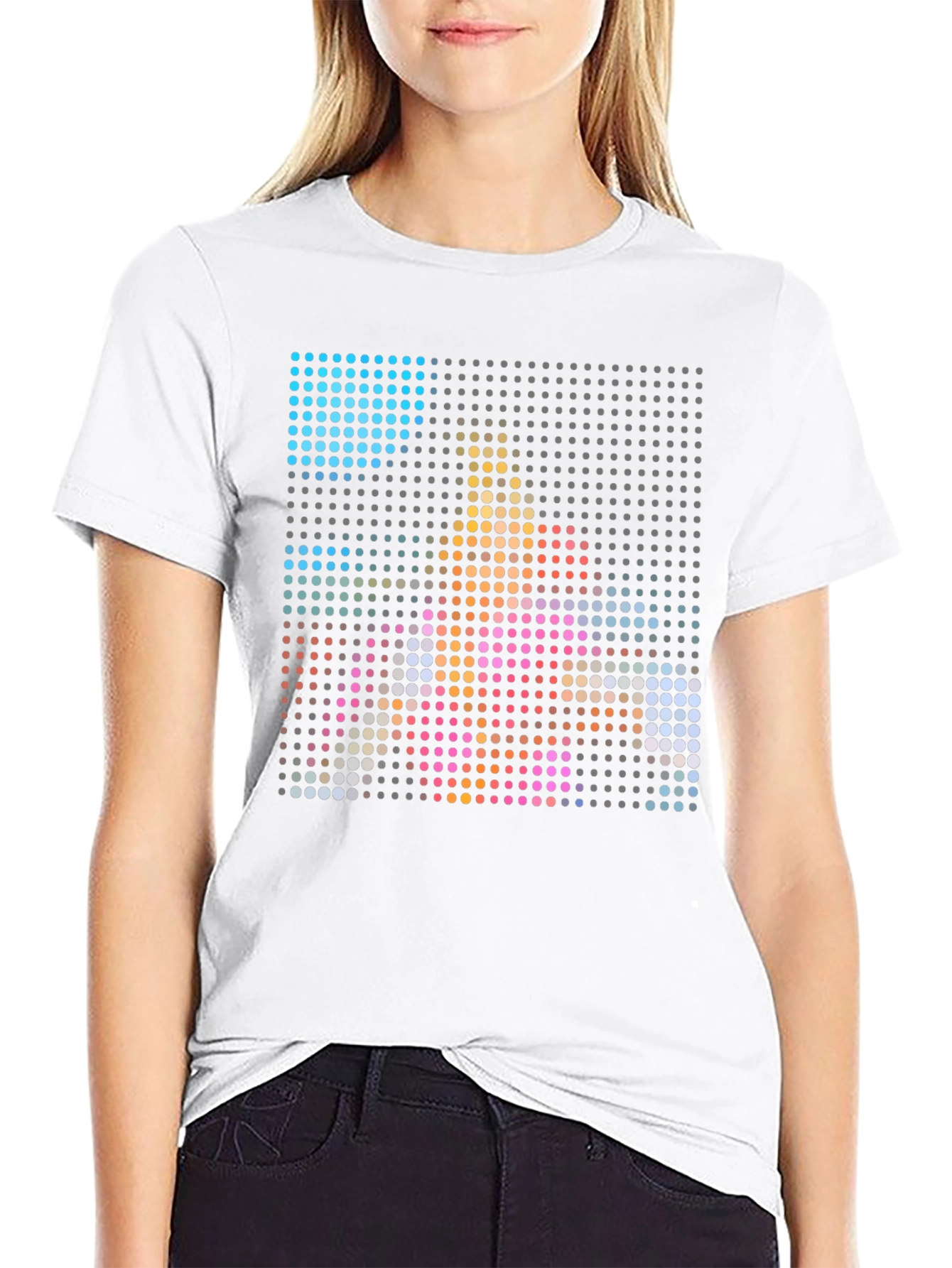 Pixel Art Graphic Black T-Shirt