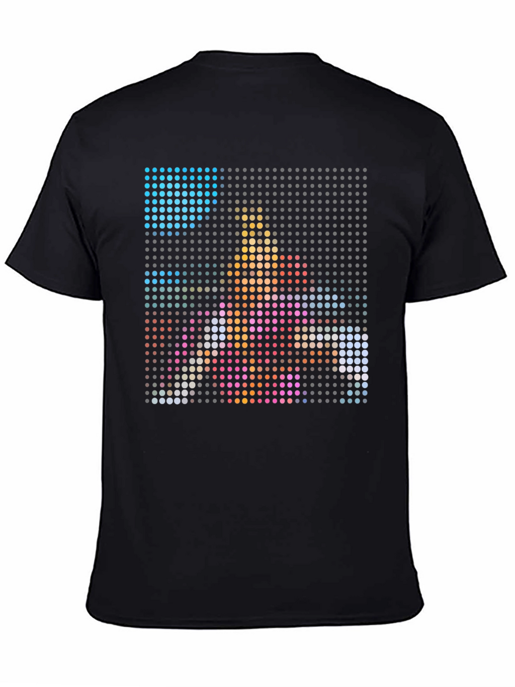 Pixel Art Graphic Black T-Shirt