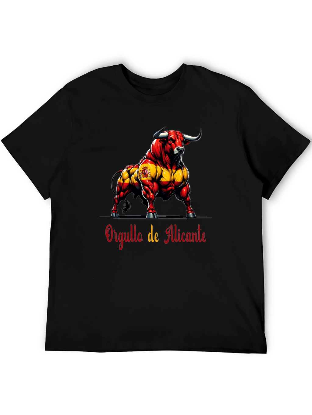 Pride of Alicante Spain Bull Graphic Tee
