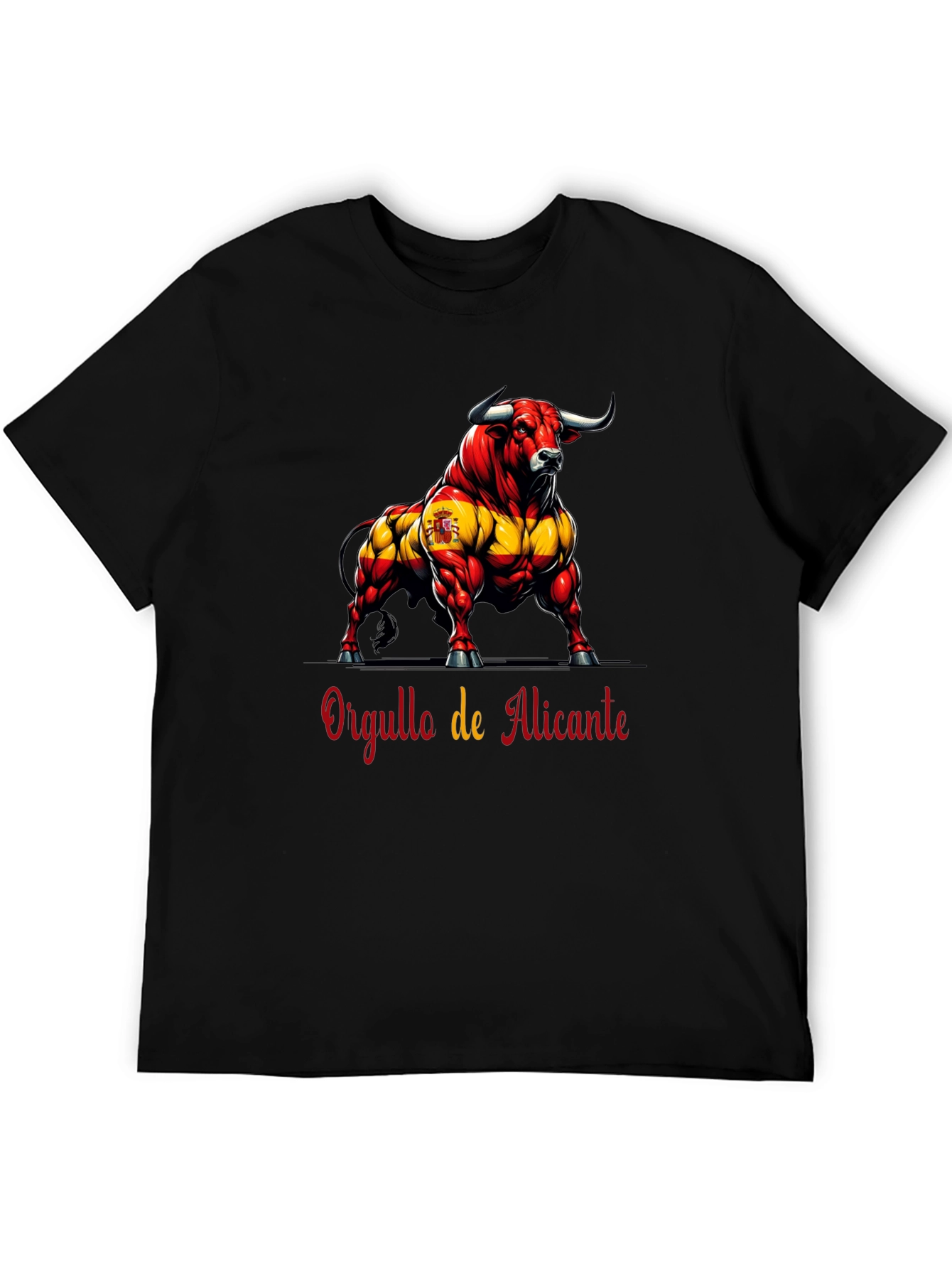 Pride of Alicante Spain Bull Graphic Tee