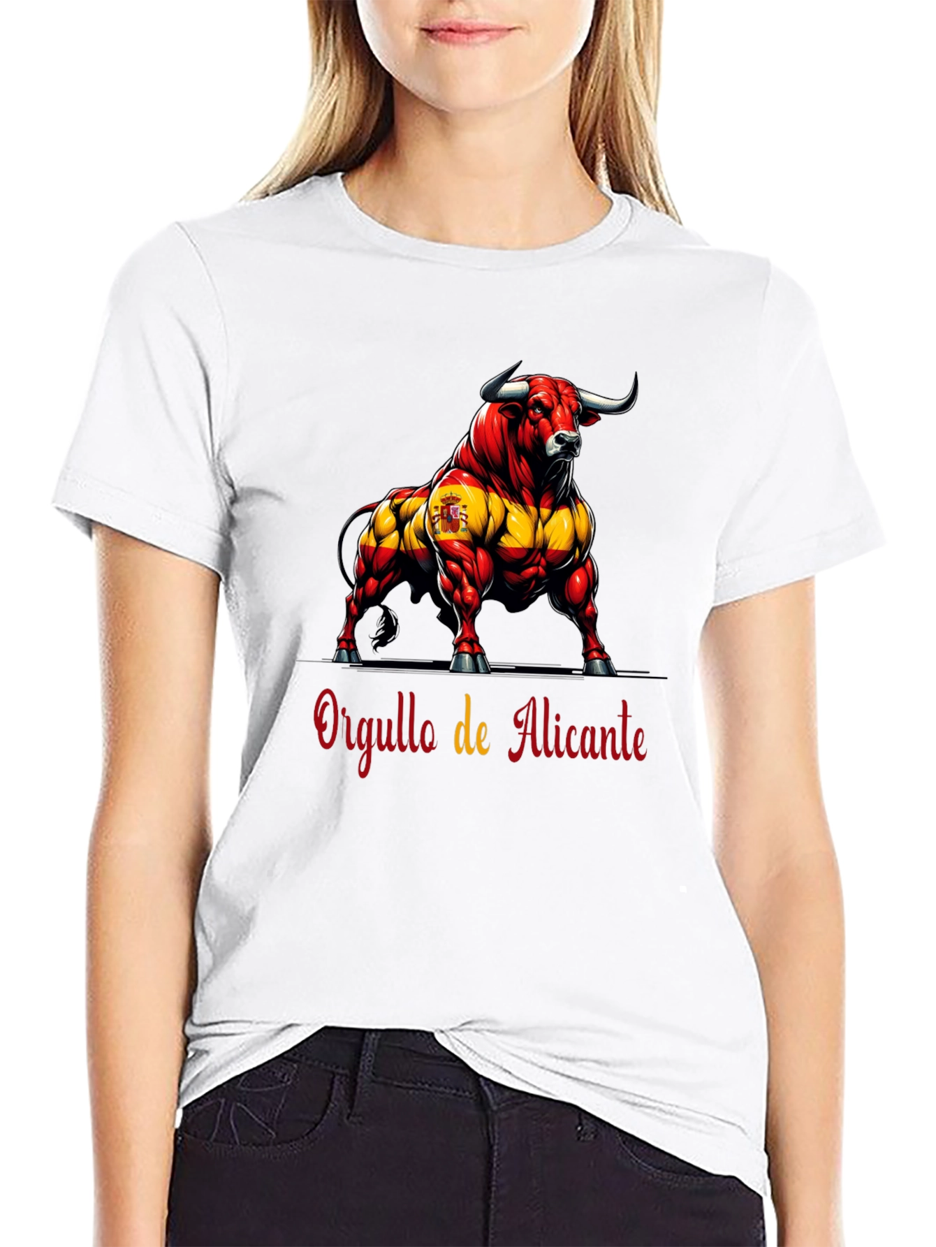 Pride of Alicante Spain Bull Graphic Tee