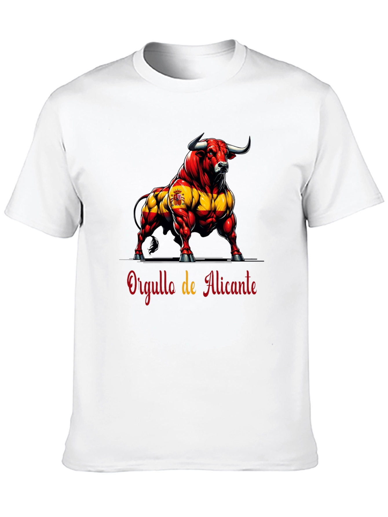 Pride of Alicante Spain Bull Graphic Tee