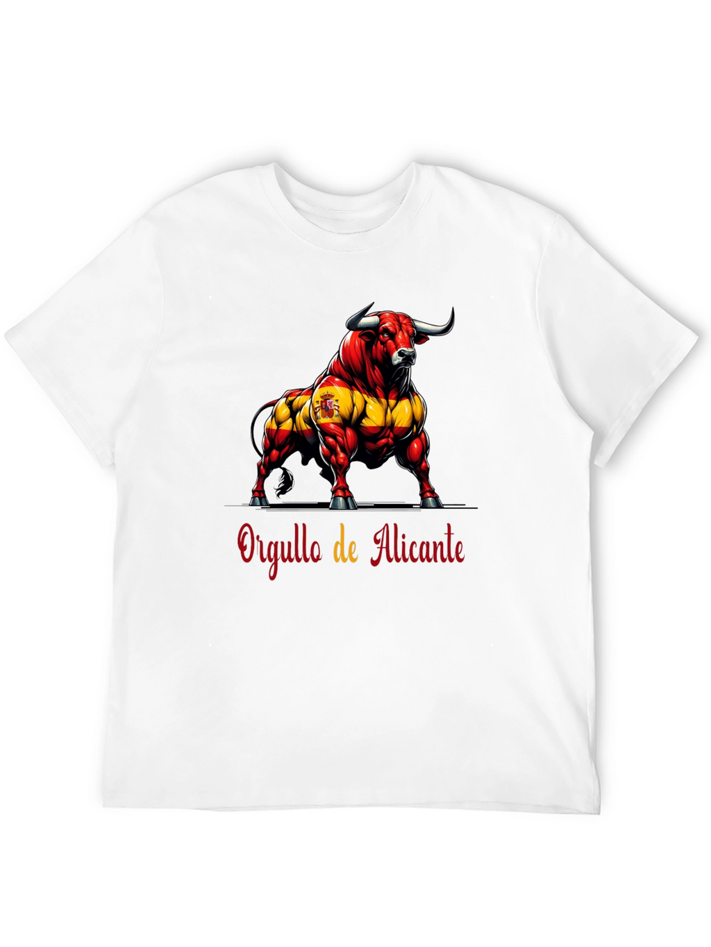 Pride of Alicante Spain Bull Graphic Tee
