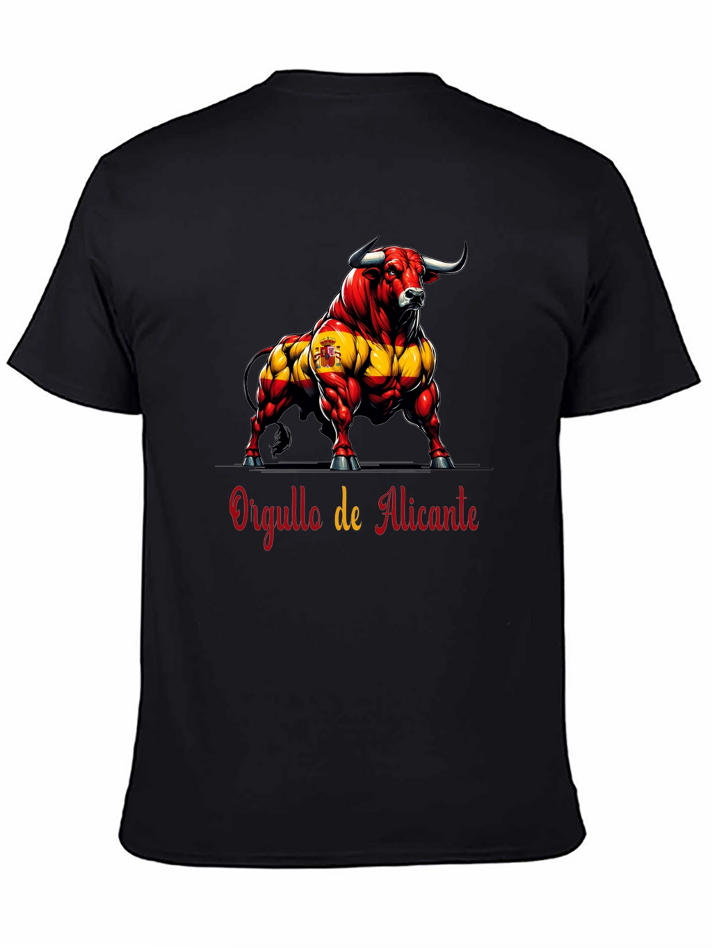 Pride of Alicante Spain Bull Graphic Tee