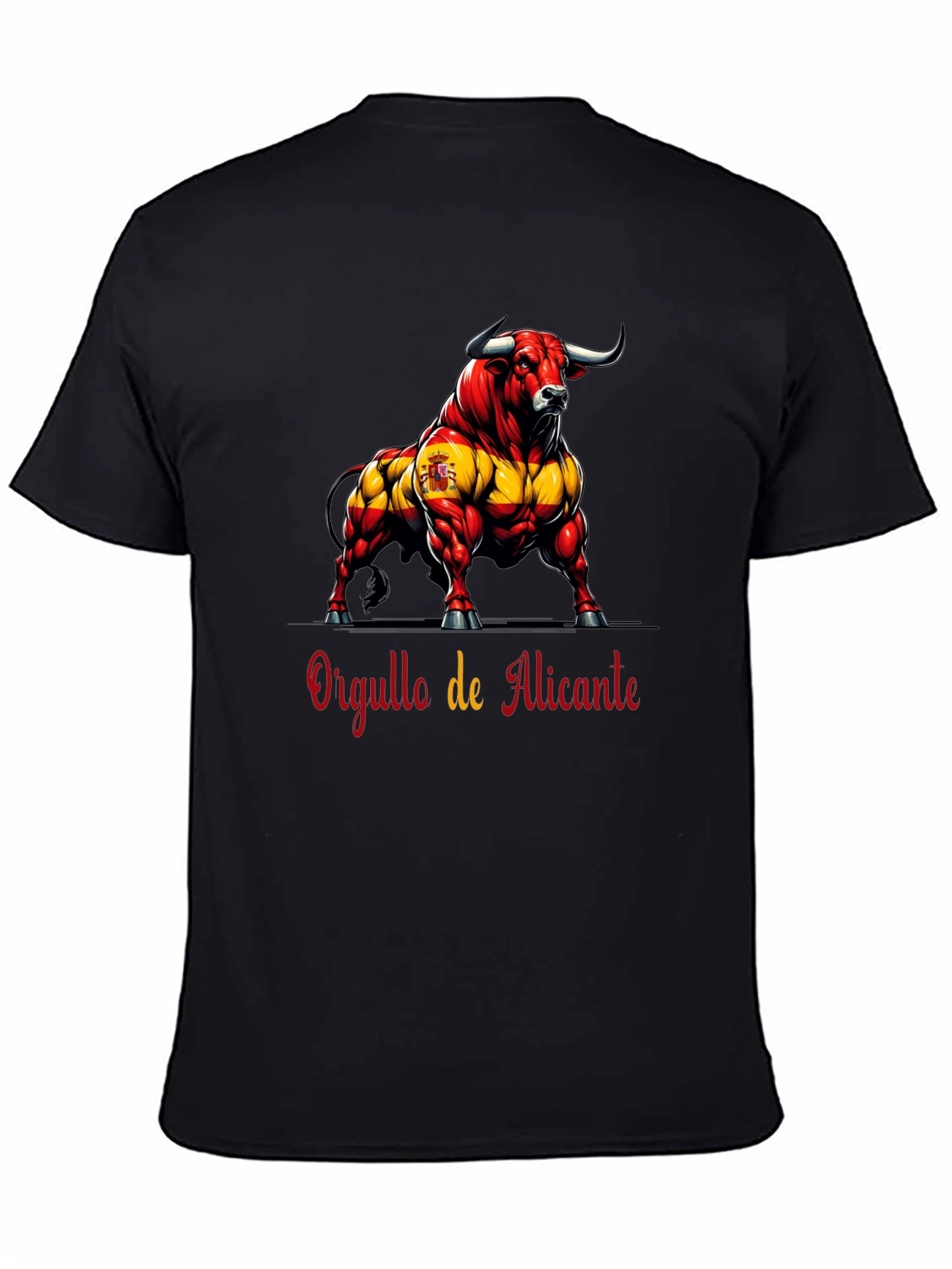 Pride of Alicante Spain Bull Graphic Tee