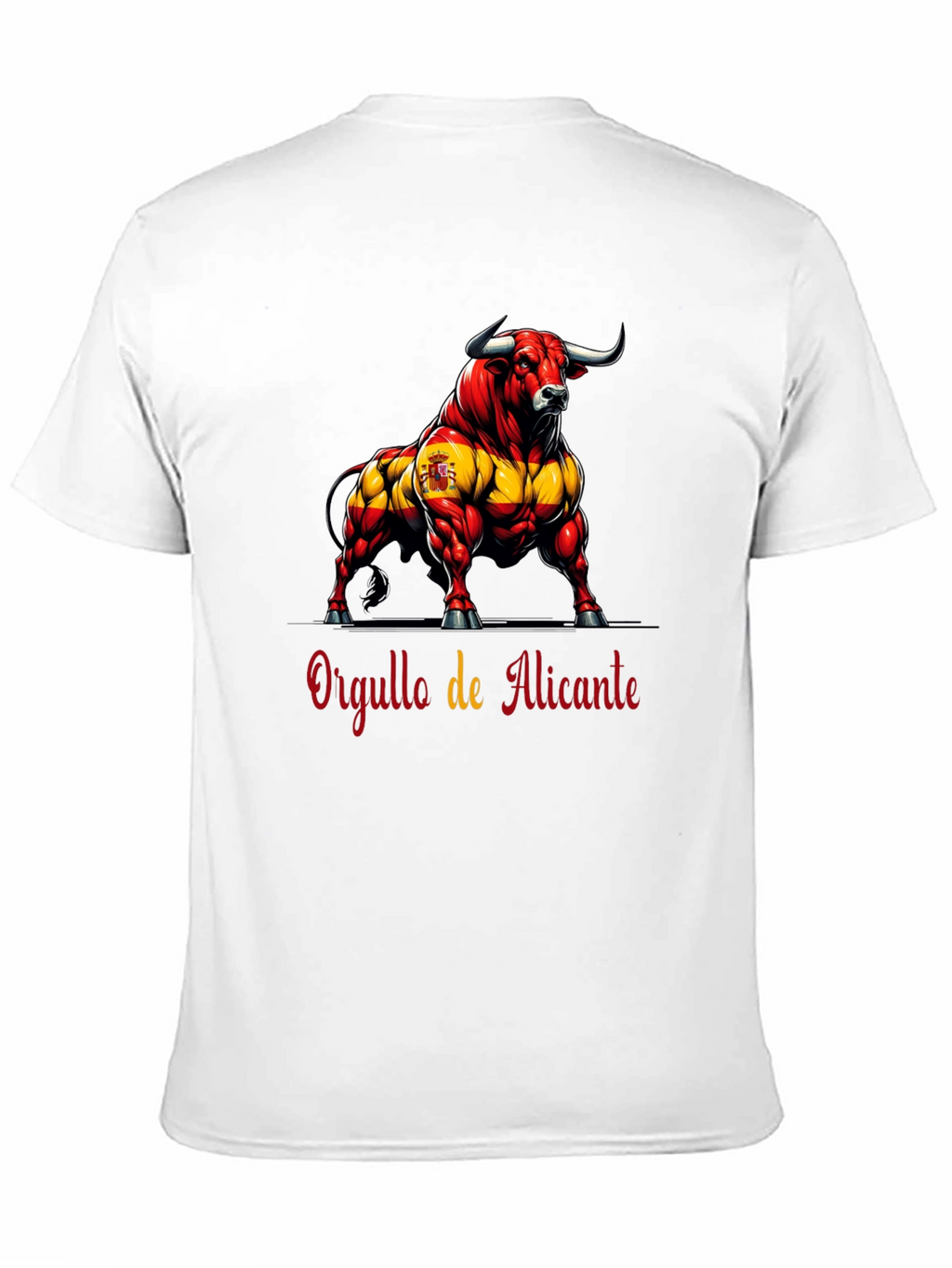Pride of Alicante Spain Bull Graphic Tee