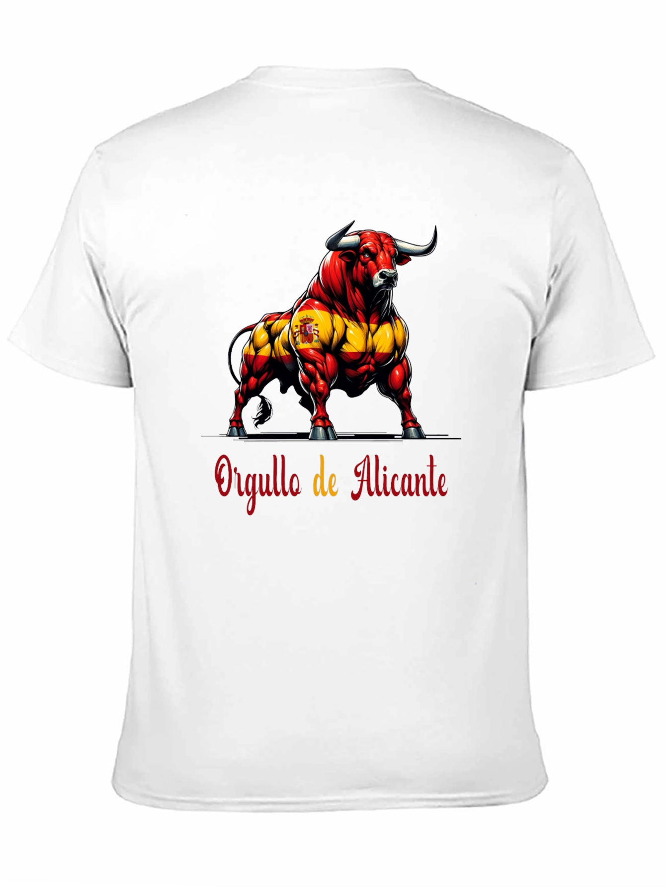 Pride of Alicante Spain Bull Graphic Tee