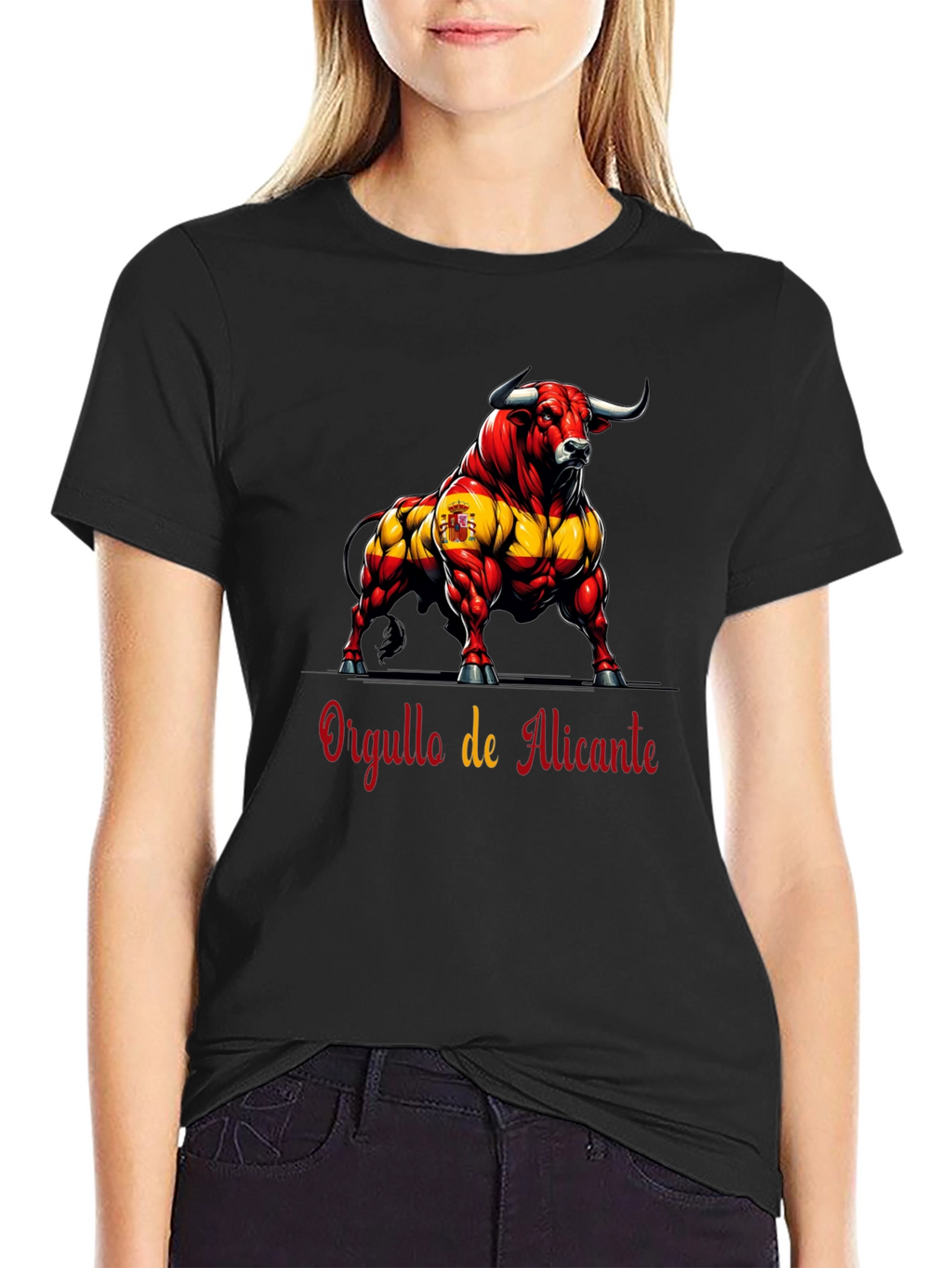 Pride of Alicante Spain Bull Graphic Tee