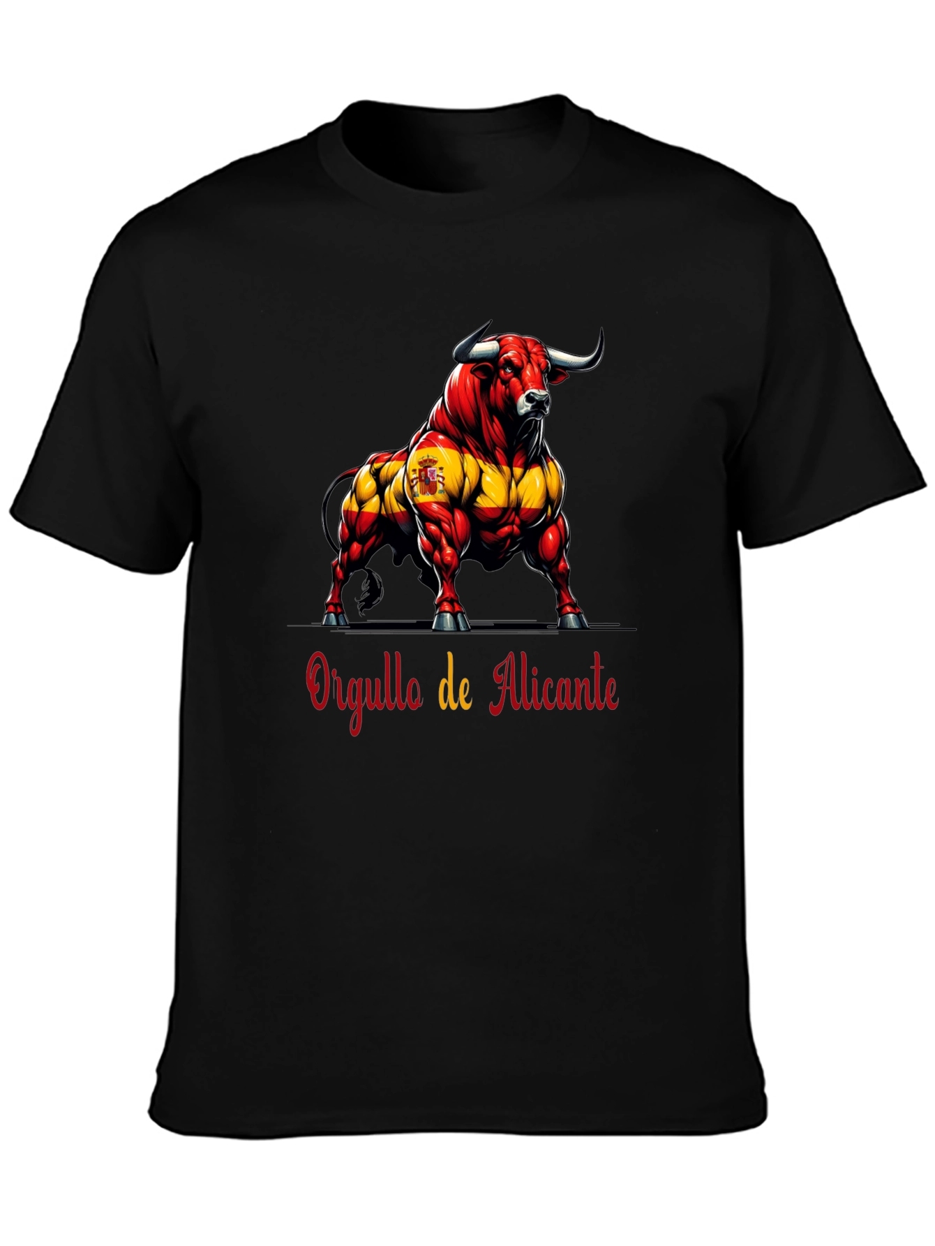 Pride of Alicante Spain Bull Graphic Tee