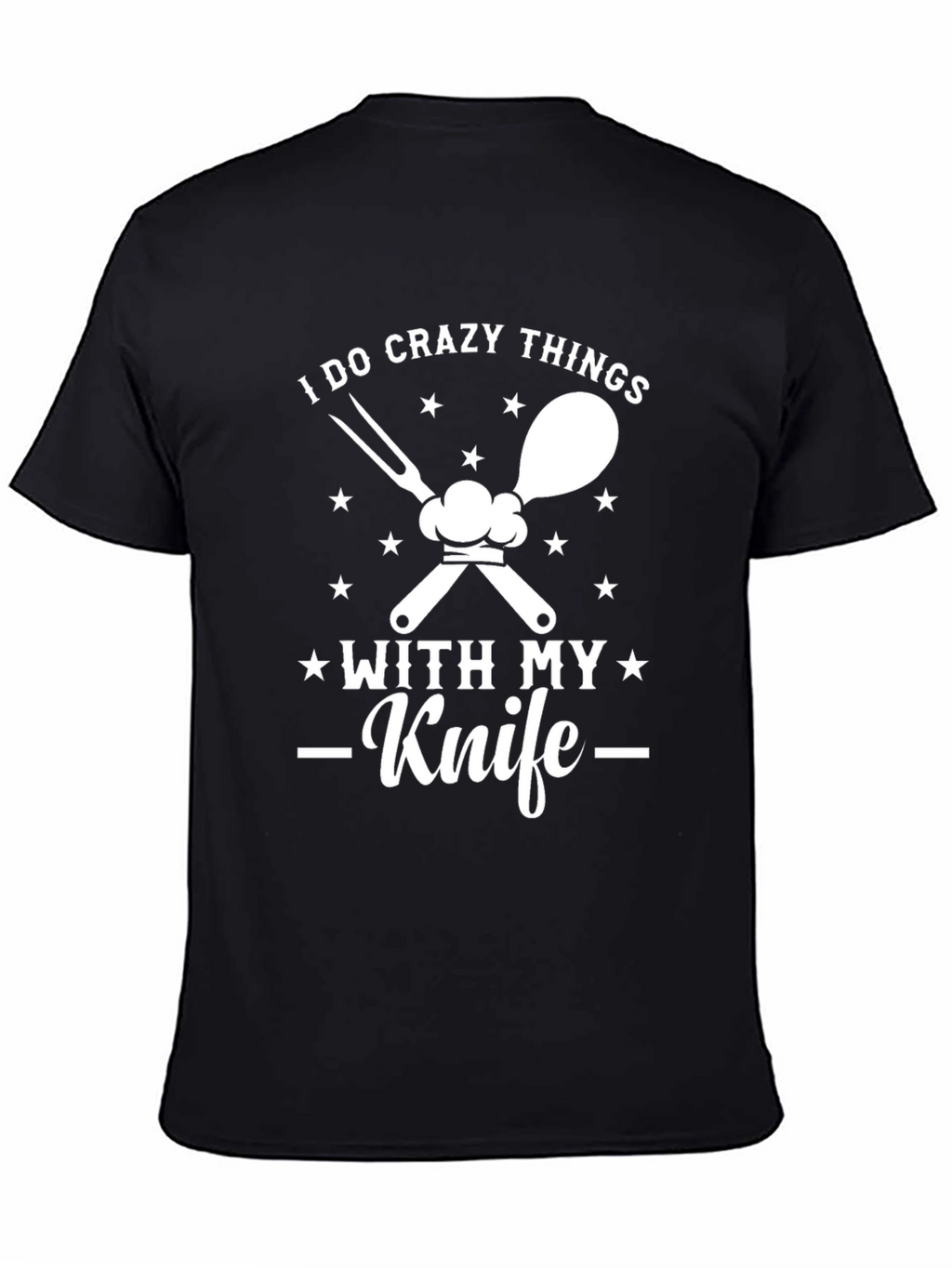 Crazy Things Knife Black T-Shirt