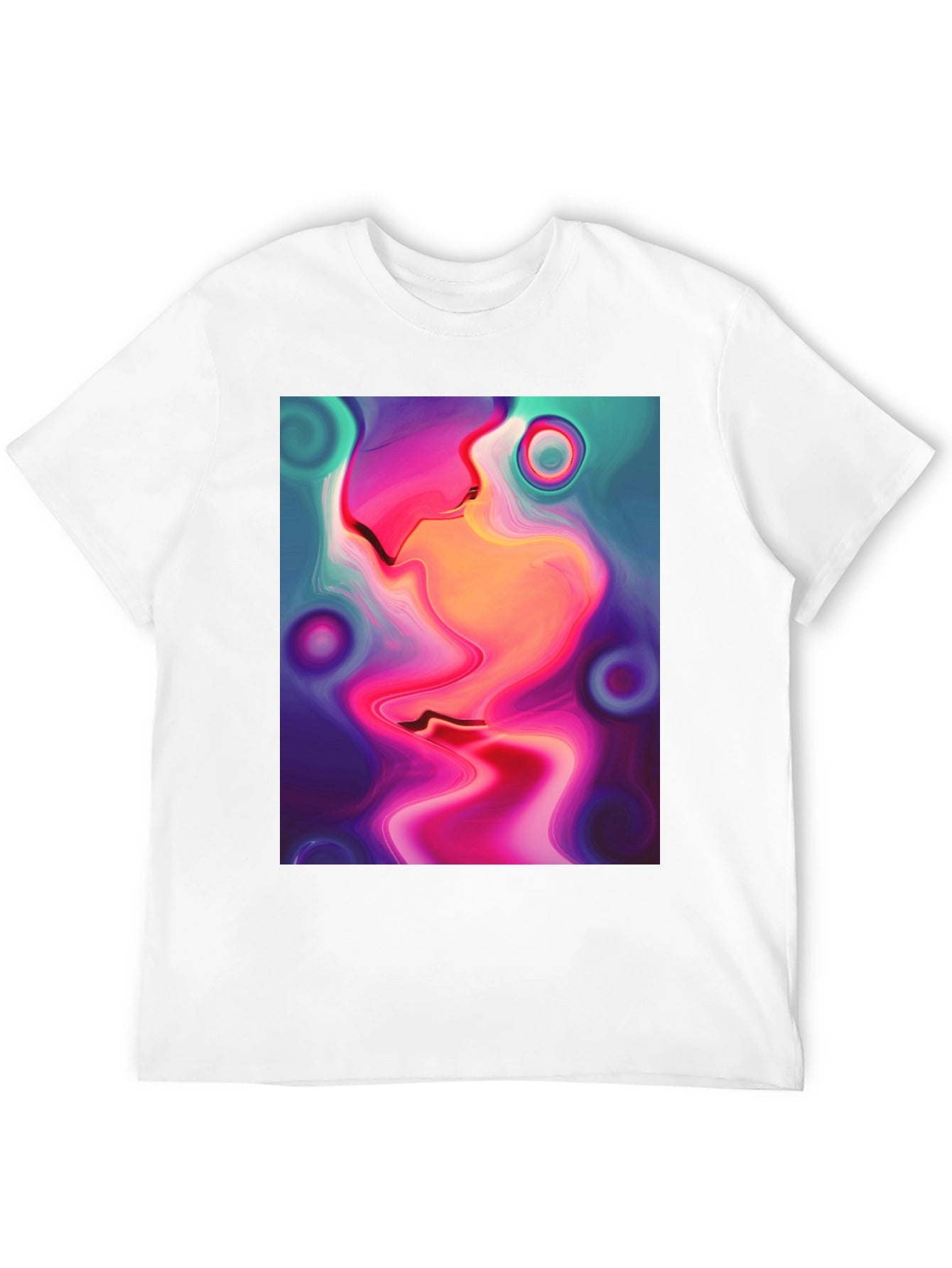 Abstract Art Graphic Tee - Modern Style