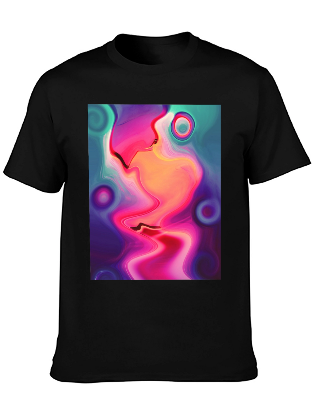 Abstract Art Graphic Tee - Modern Style