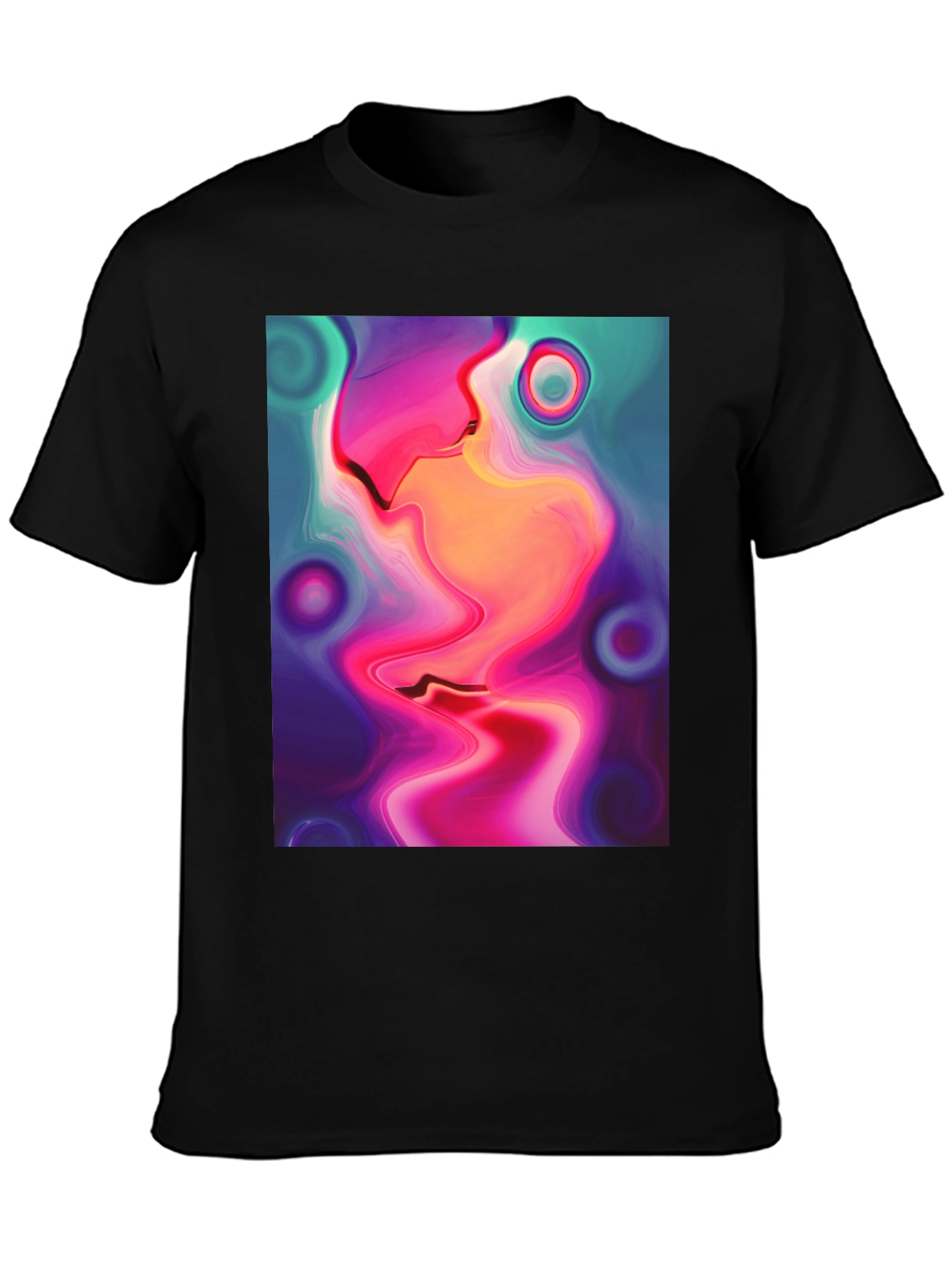 Abstract Art Graphic Tee - Modern Style