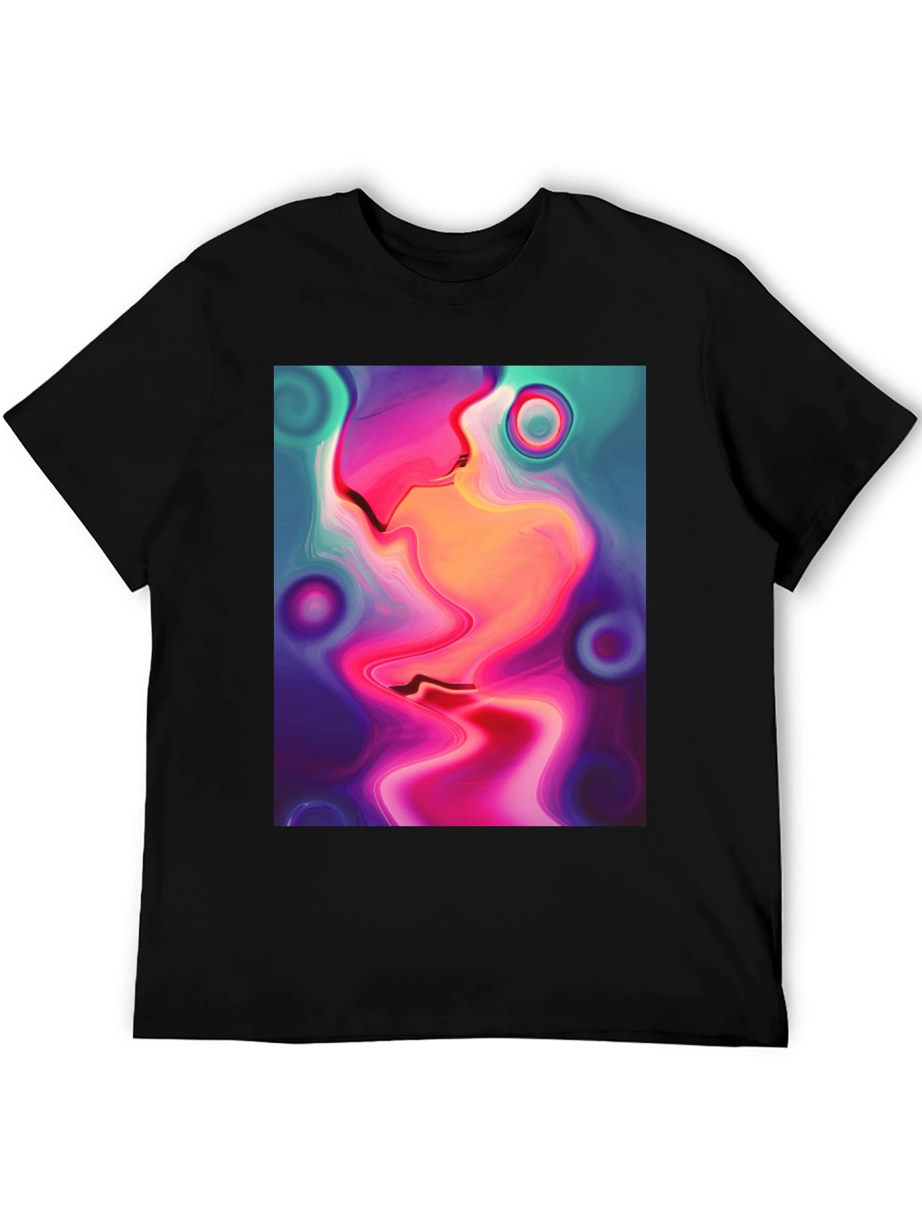 Abstract Art Graphic Tee - Modern Style