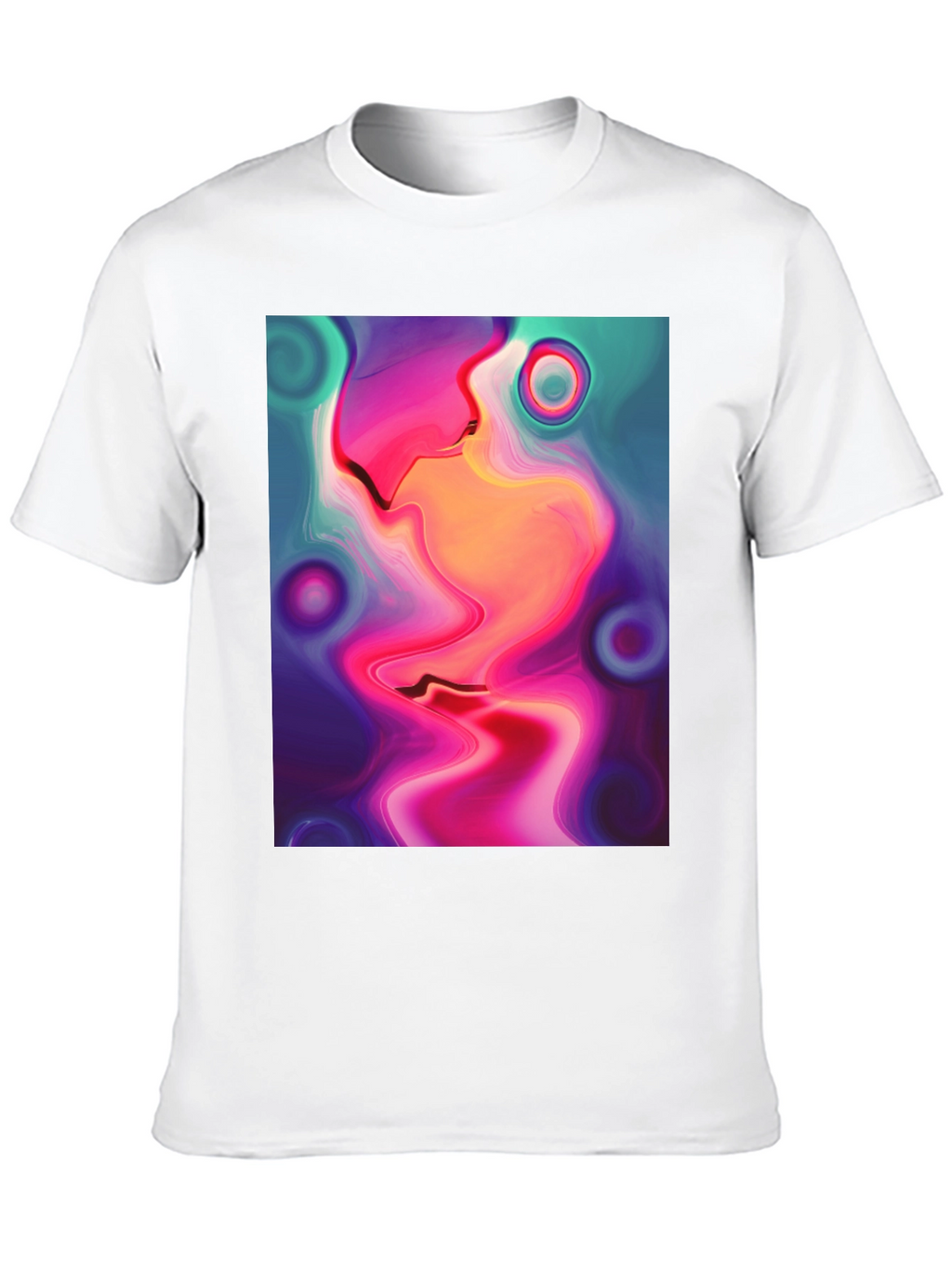 Abstract Art Graphic Tee - Modern Style