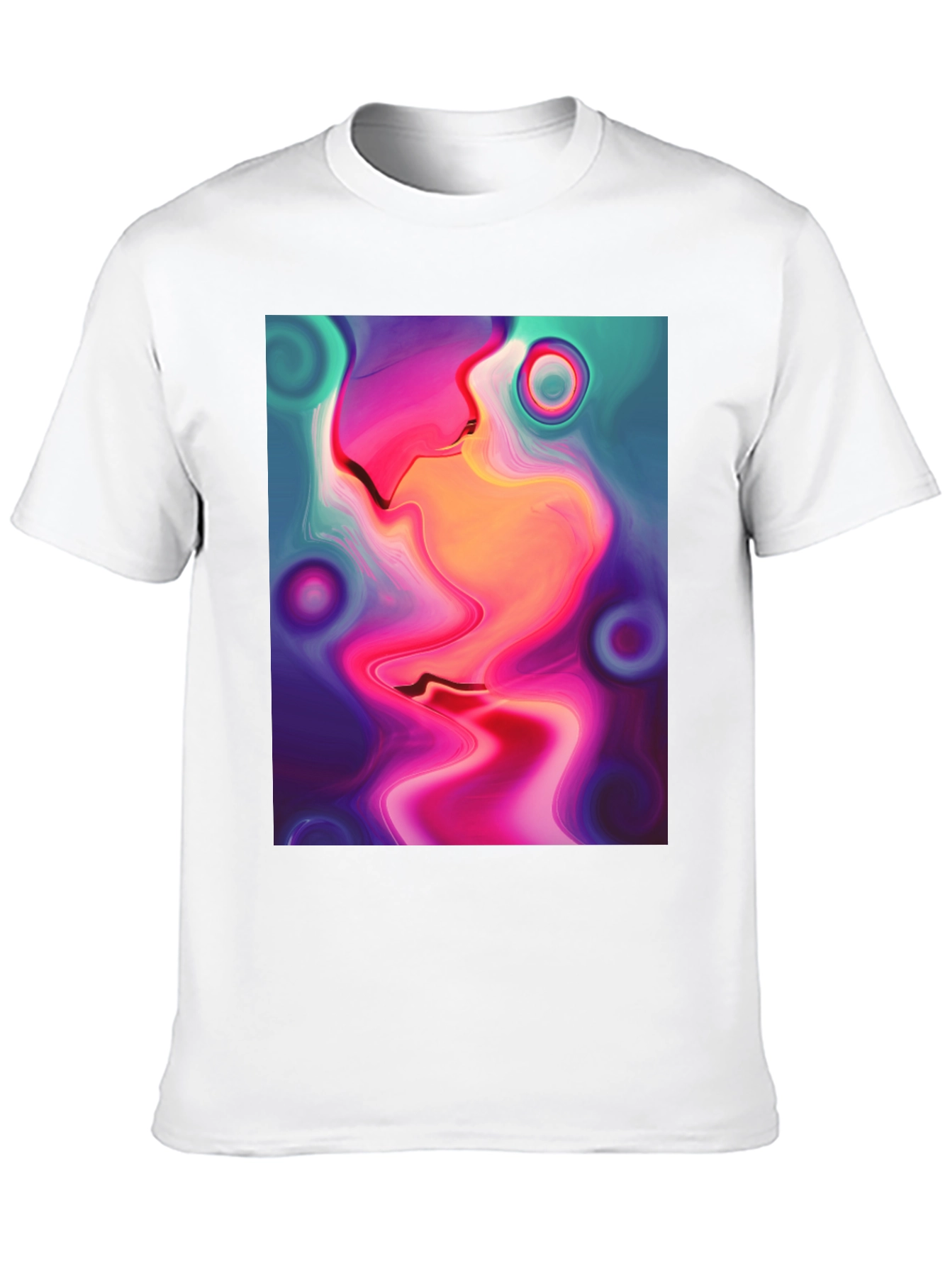Abstract Art Graphic Tee - Modern Style