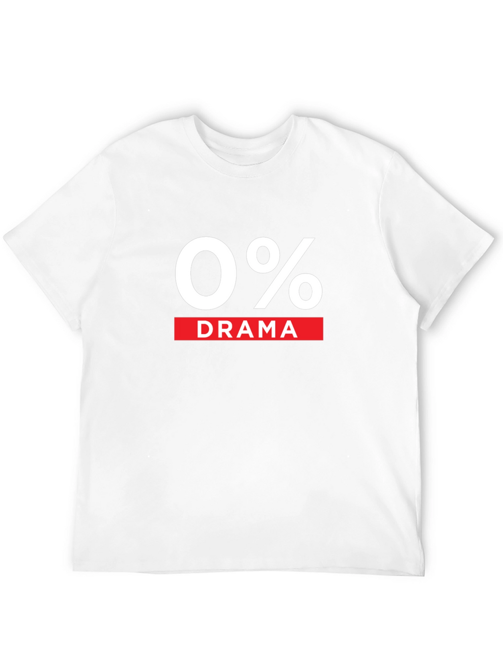 0% Drama Black Graphic T-Shirt
