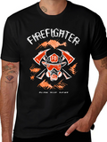 Firefighter Graphic T-Shirt