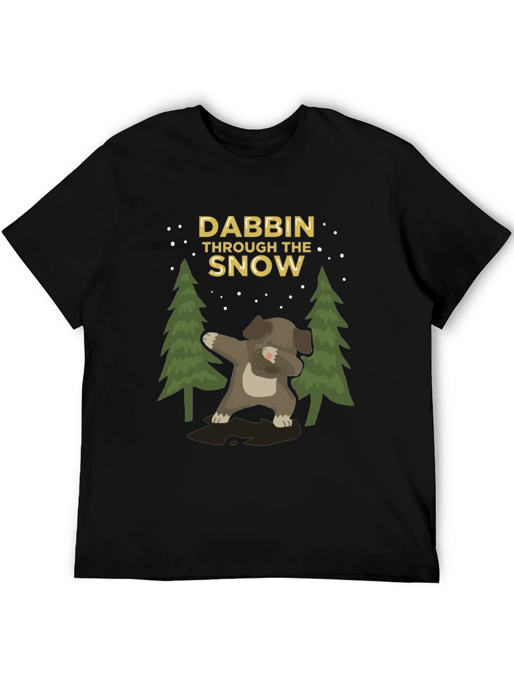 Dabbing Through The Snow Graphic Tee