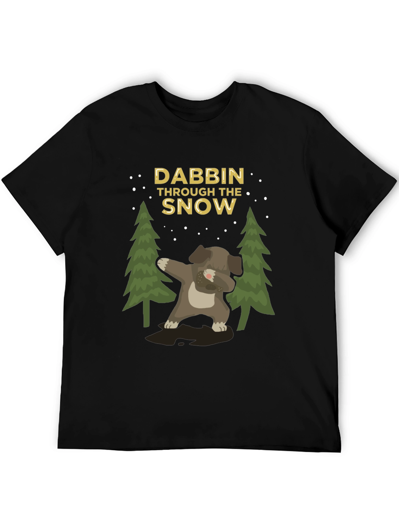 Dabbing Through The Snow Graphic Tee