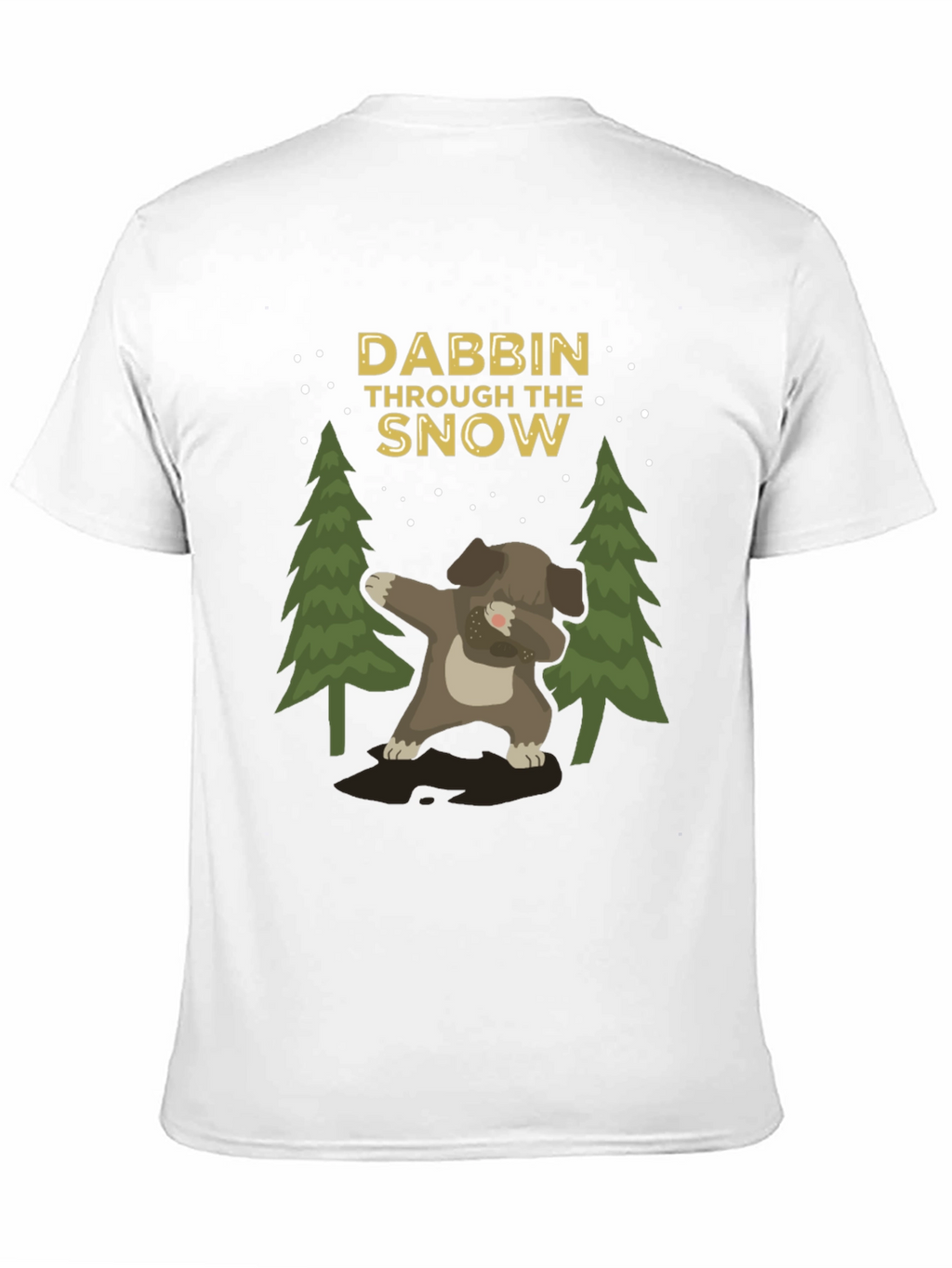Dabbing Through The Snow Graphic Tee