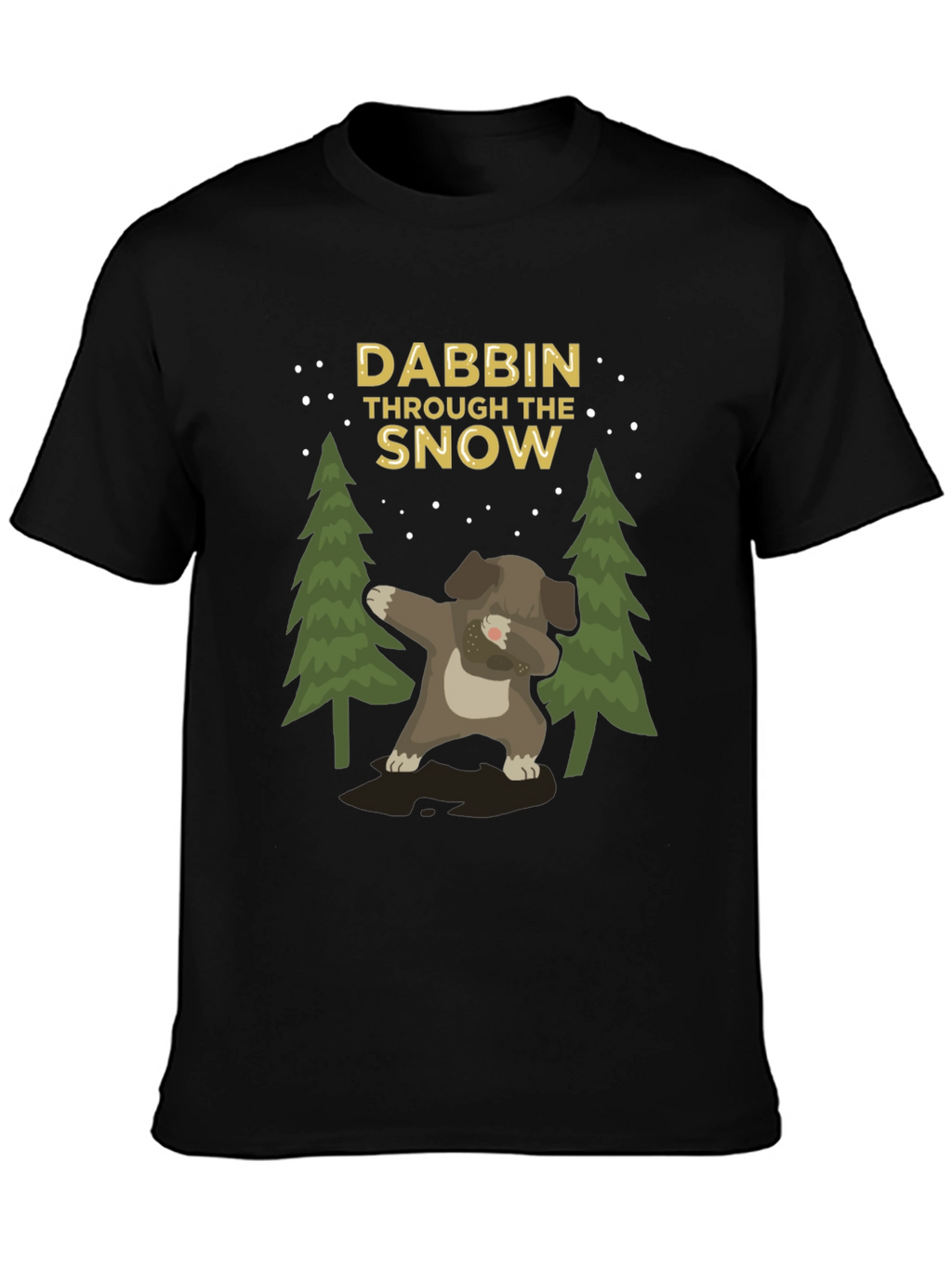 Dabbing Through The Snow Graphic Tee