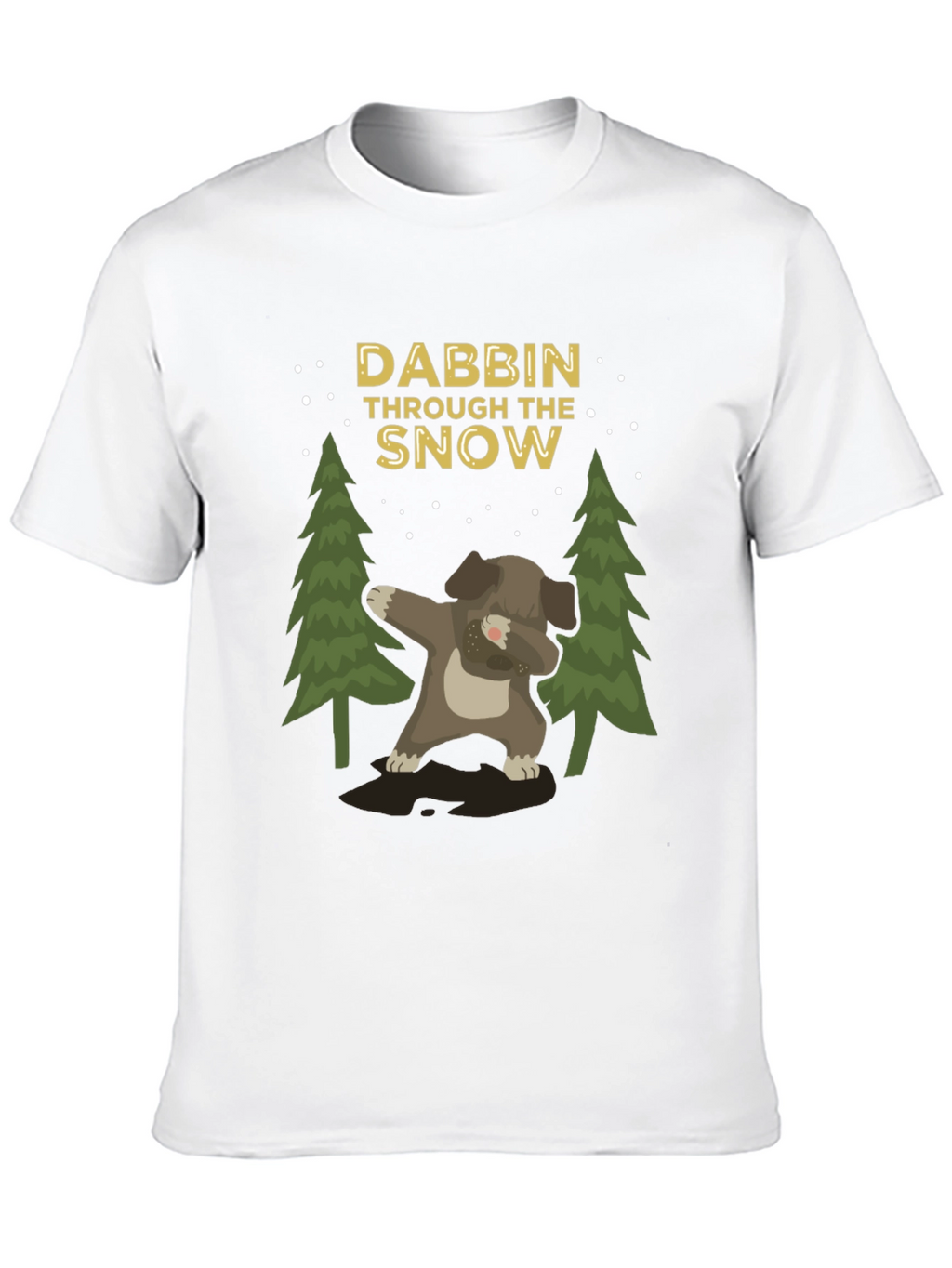 Dabbing Through The Snow Graphic Tee