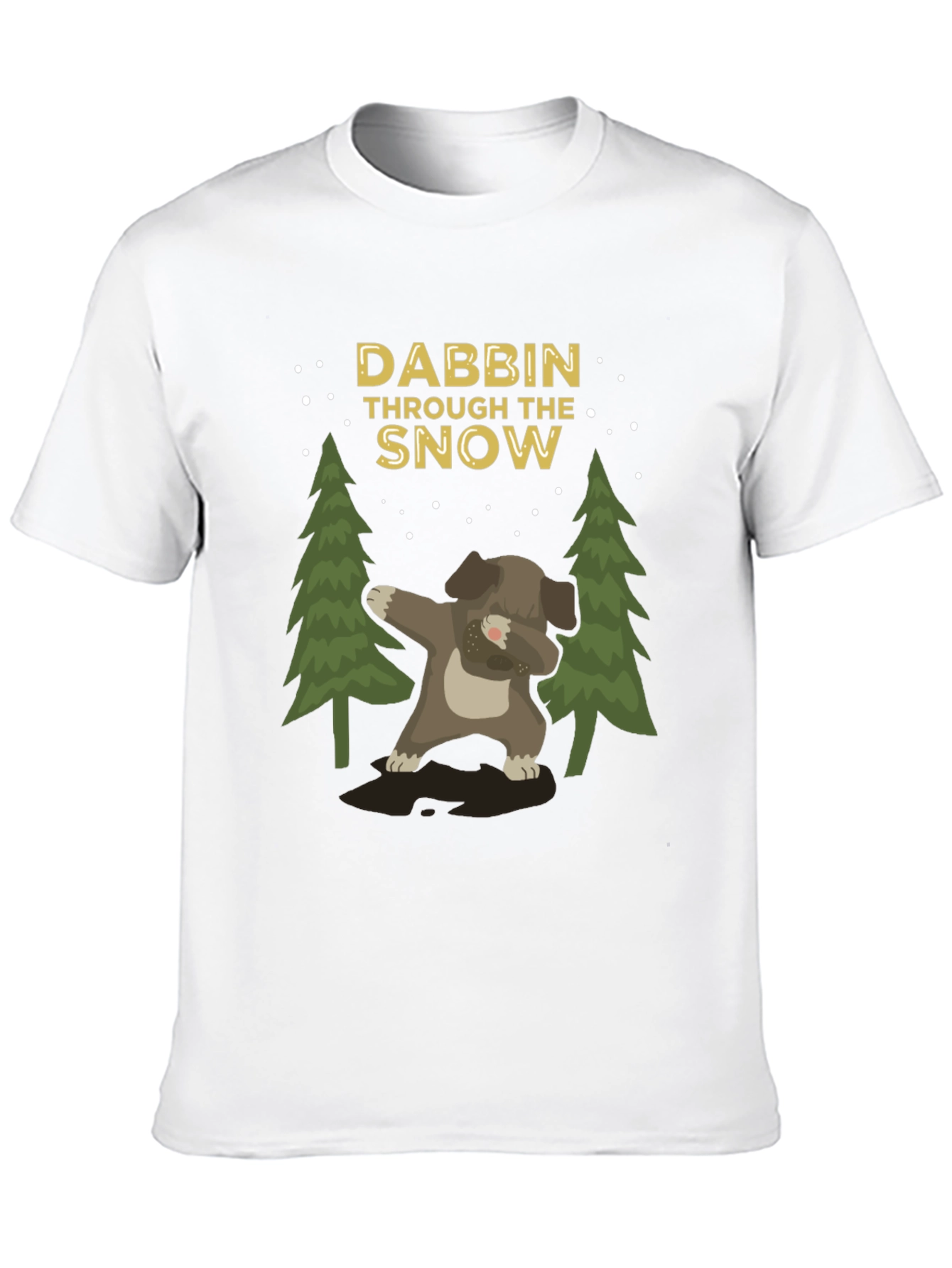 Dabbing Through The Snow Graphic Tee